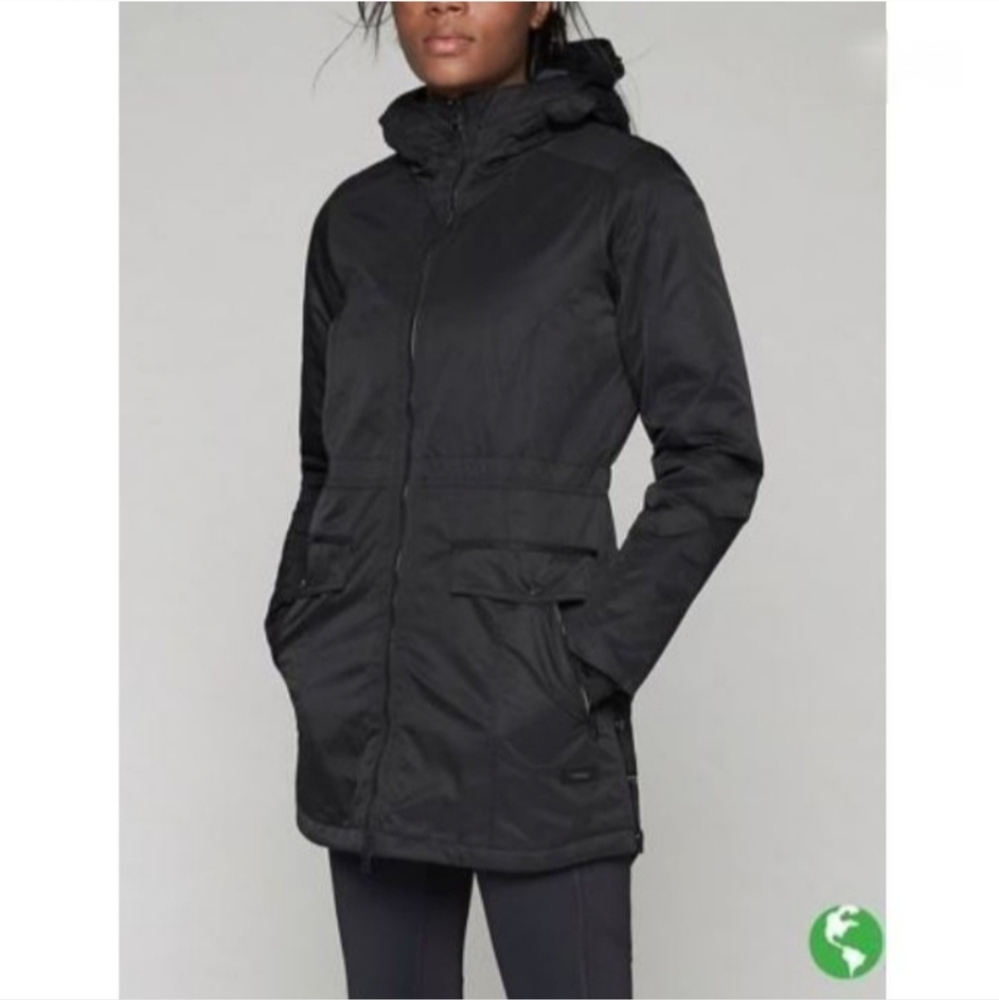 Athleta Summit Parka Jacket With Faux Fur Hood